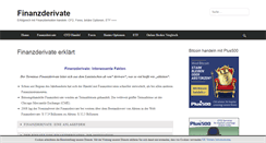 Desktop Screenshot of finanzderivate.net