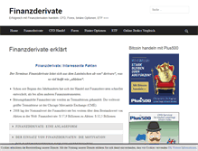 Tablet Screenshot of finanzderivate.net